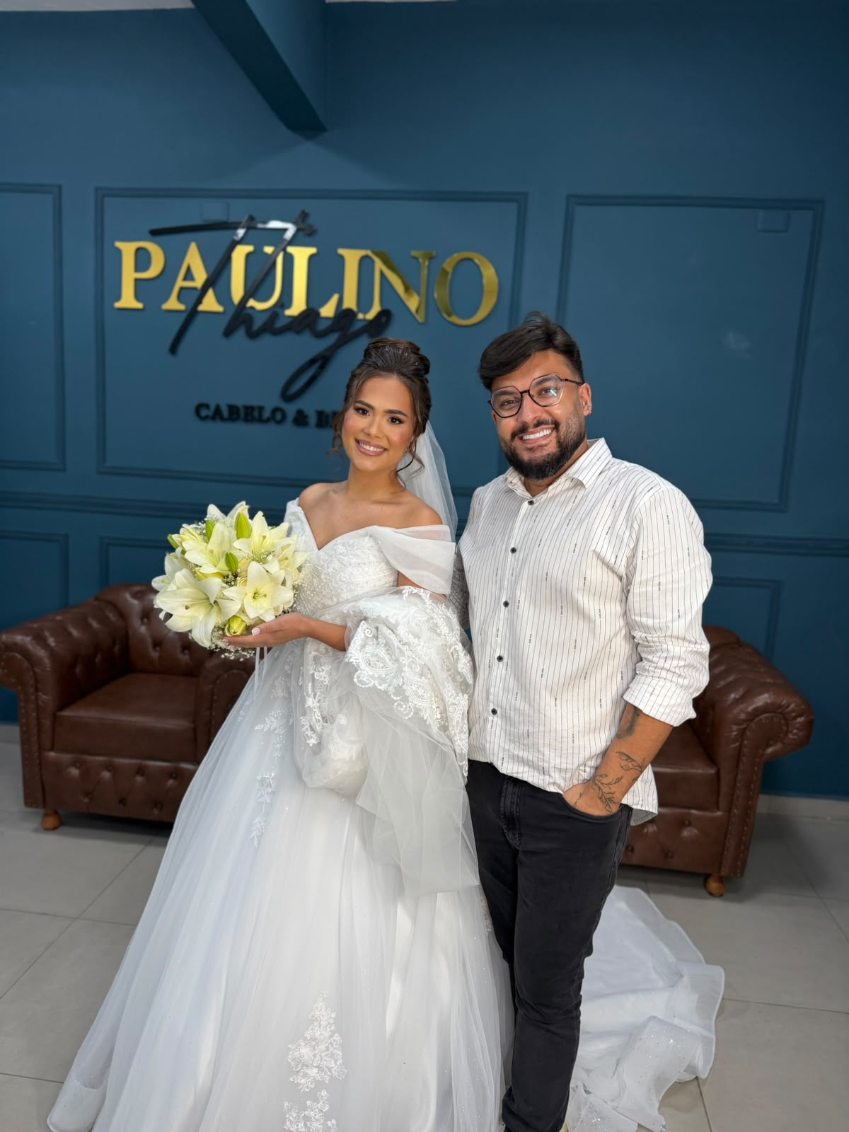 Noiva atendida por Thiago Paulino